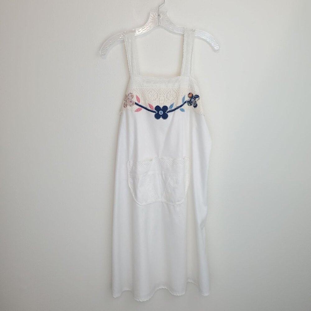 Young Edwardian vintage floral patchwork shift dress